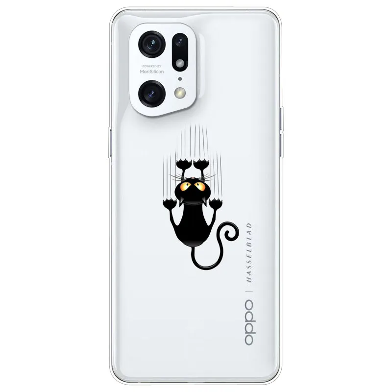 Transparent Soft TPU Silicone Phone Case with Clear Bumper - Lovely Design