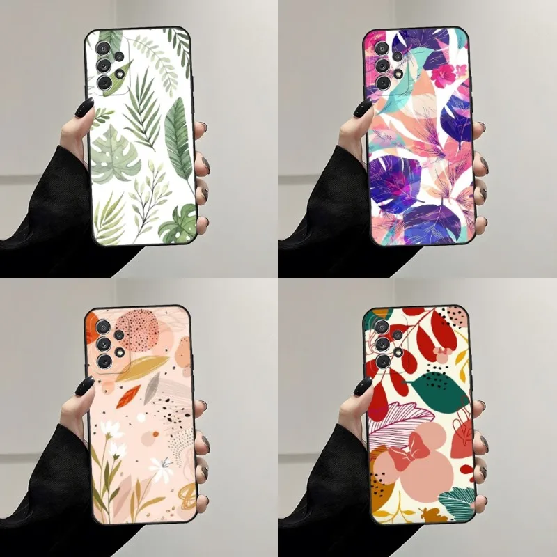 Foglia Di Banana Cassa Del Telefono Per Samsung J7 J6 J530 Prime Nota 20 10 9 8 Pro Pio Ultra M31 M30 S M80 M51 M40 M32 Copertura