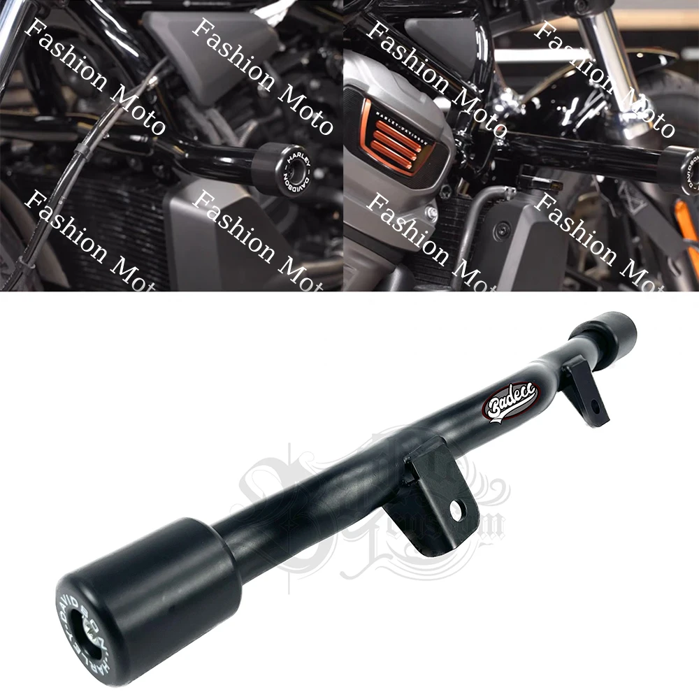 Motorcycle Highway Bumper Front Carsh Bars For Harley Sportster S RH1250S RH 1250 S Black Flat-Out Bar Engine Guards -