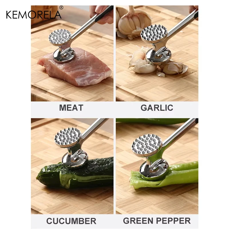 KEMORELA Meat Tenderizer Meat Tools Steak Beef Chicken Hammer Aluminium Metal Mallet Kitchen Tools meat tenderizer,meat hammer