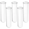 5 Pcs Brim UV Test Tube Vase Tubes for Plants Convenient Glass Decorate Vases Office 1
