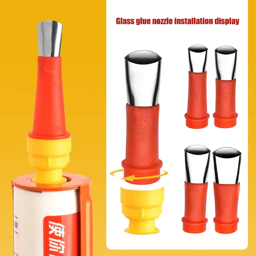 Krachtige 22 Pcs Stainless Steel Caulk Nozzle Applicator For Kitchen BathroomBase Caulking Finisher Sealant Finishing Tool