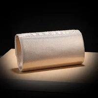 Sac de soirée plissé de luxe pour femmes, pochette en Polyester bonbon, sac à main décoré de perles pour fête de mariage et sacoche 4
