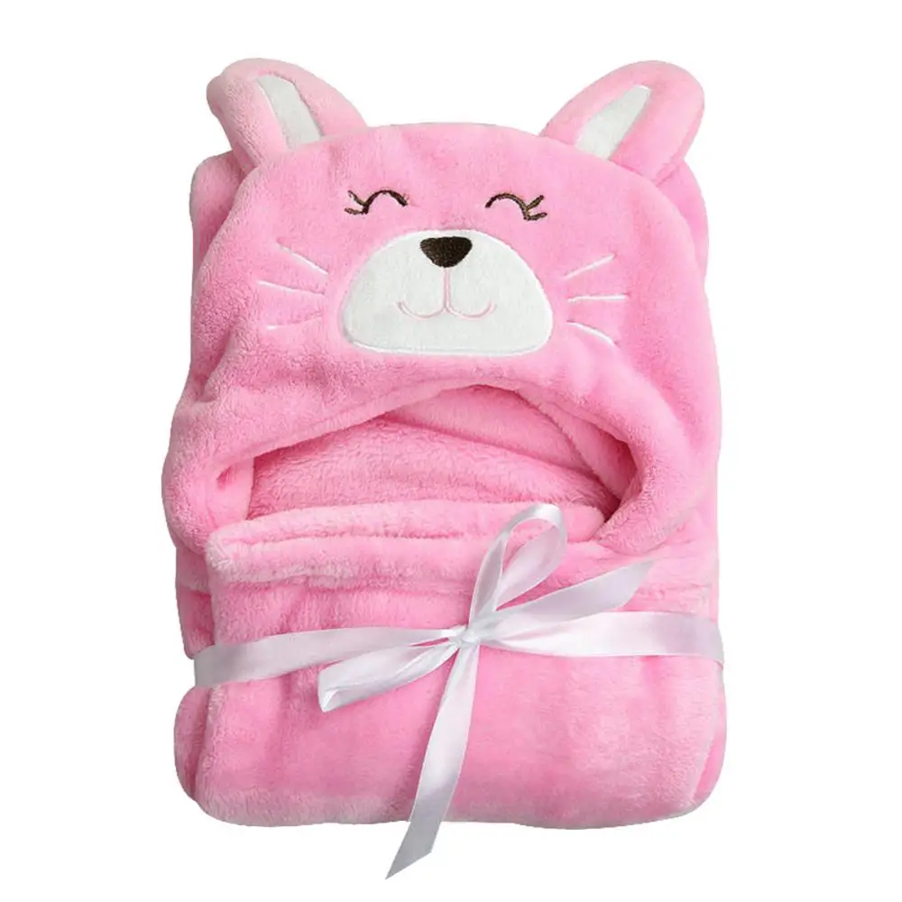 Bath Towel Cotton Towel Baby Towel Muslin Burp Cloth Muslin Feeding Towel Soft Infant Baby Bath Towel Cute Flannel Baby Hooded Bathrobe Newborn Woolen Blanket Bath Towels Children Towels
