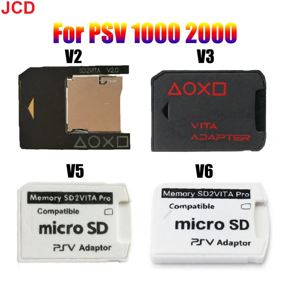 ZHUROUPU SD2Vita Game 6.0 Adattatore per Scheda di Memoria, per PS Vita PSVSD Micro SD per PSV 1000/2000 3.60 HENkaku Enso System, Supporto per Scheda TF a 256G per PSVITA 1000/2000