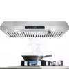 30 inch 600CFM Under Cabinet  3-Speed Touch Panel Vent LED Range Hood US0475BTC 1