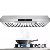 30 inch 600CFM Under Cabinet  3-Speed Touch Panel Vent LED Range Hood US0475BTC 1