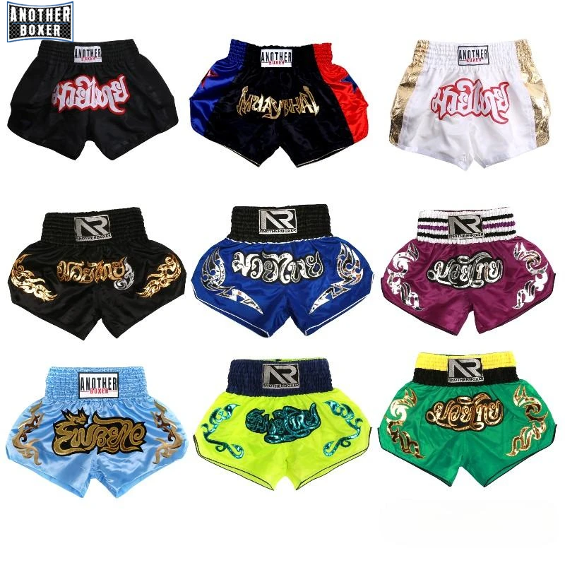 Boxing Shorts Men Training Fighting Muay Thai MMA BJJ Kickboxing Trunks Clothing mma shorts