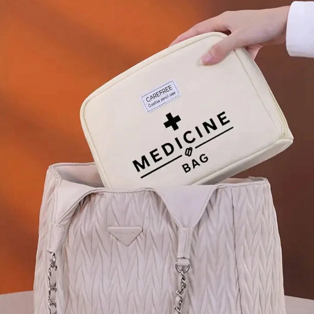 Tragbare Medizintasche, niedliches Erste-Hilfe-Set, medizinische Notfall-Sets, Organizer, Outdoor, Haushalt, Medizin, Pille, Aufbewahrungstasche für Reisen – Detail 8