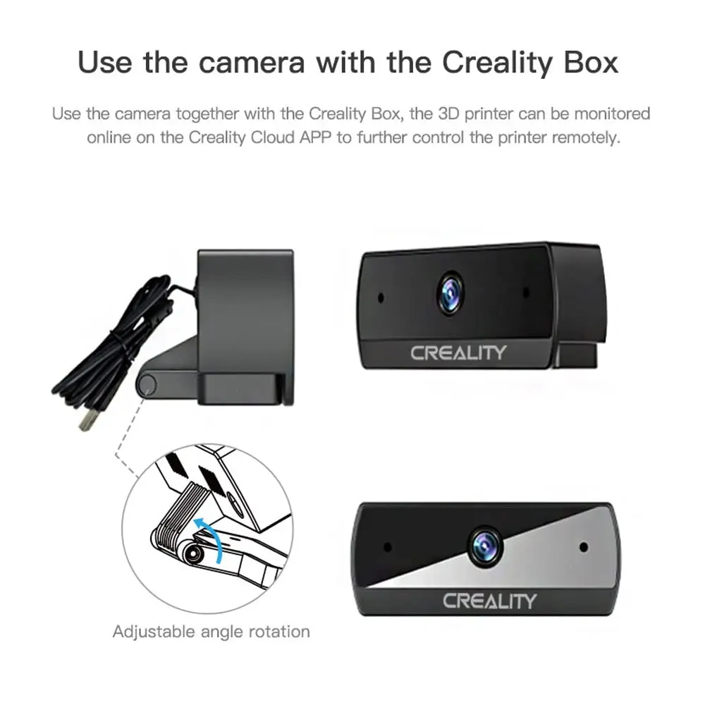 Módulo wi-fi Creality Wifi Caixa 3d Kit Inteligente com Câmera Web Nuvem Fatia Controle Remoto sem Fio Real-tempo de Monitoramento 3d Peças de Impressora - Imagem 6