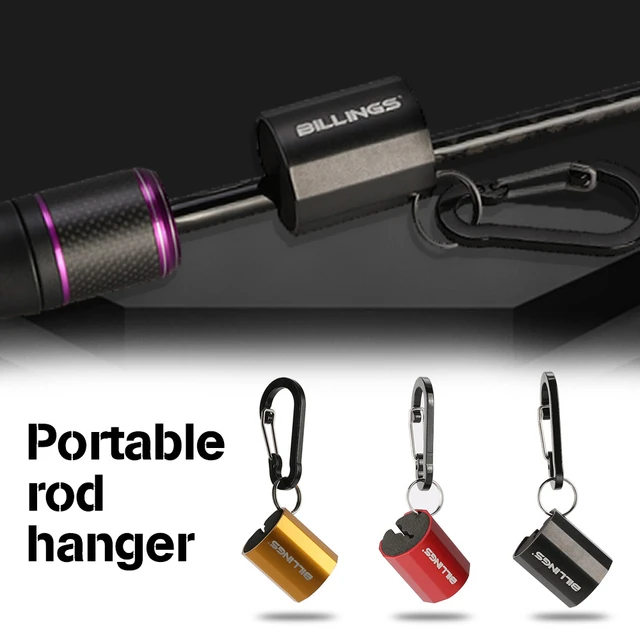 NEW Fishing Rod Holder Clip Housing Support Wearable Belt Clip Holder  Portable BFS Fly Fishing Tackle