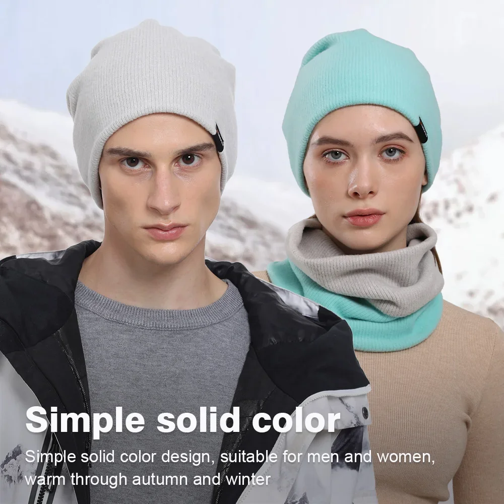 Thermal Beanie Hat Sports Skull Hat Soft Warm Casual for Running Cycling Sleeping Walking Sports Autumn Winter Headwear