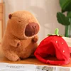 23cm Capybara Plush Simulation Capibara Anime Fluffty Toy Cute Doll Stuffed Animals Soft Doll Plush Christmas Thanksgiving Gift 1