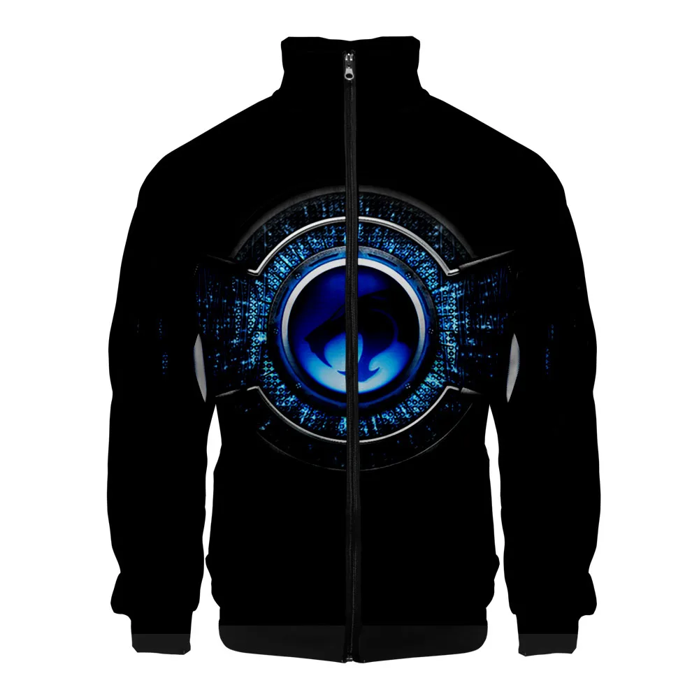 Classic anime ThunderCats Jacket Men 3D Polyester Slim Fit Windbreaker Men Zipper Fashion Casual Jacket Harajuku Streetwear Tops 5