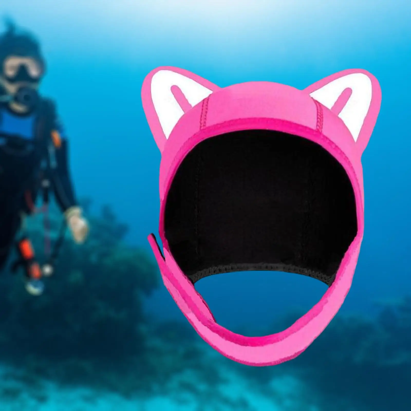 Orca Bonnet De Bain En Néoprène Thermique - Noir