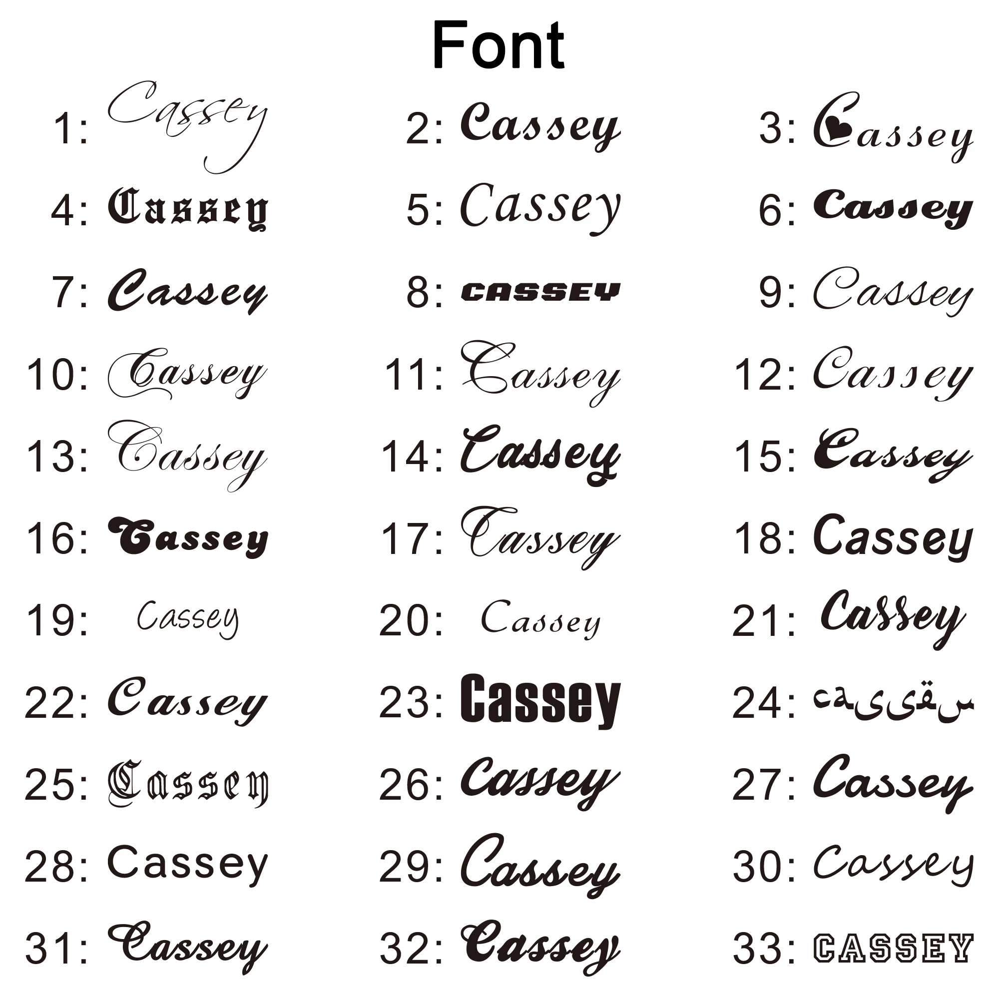 Рисунок 5 - Индивидуальное ожерелье с именем для женщин