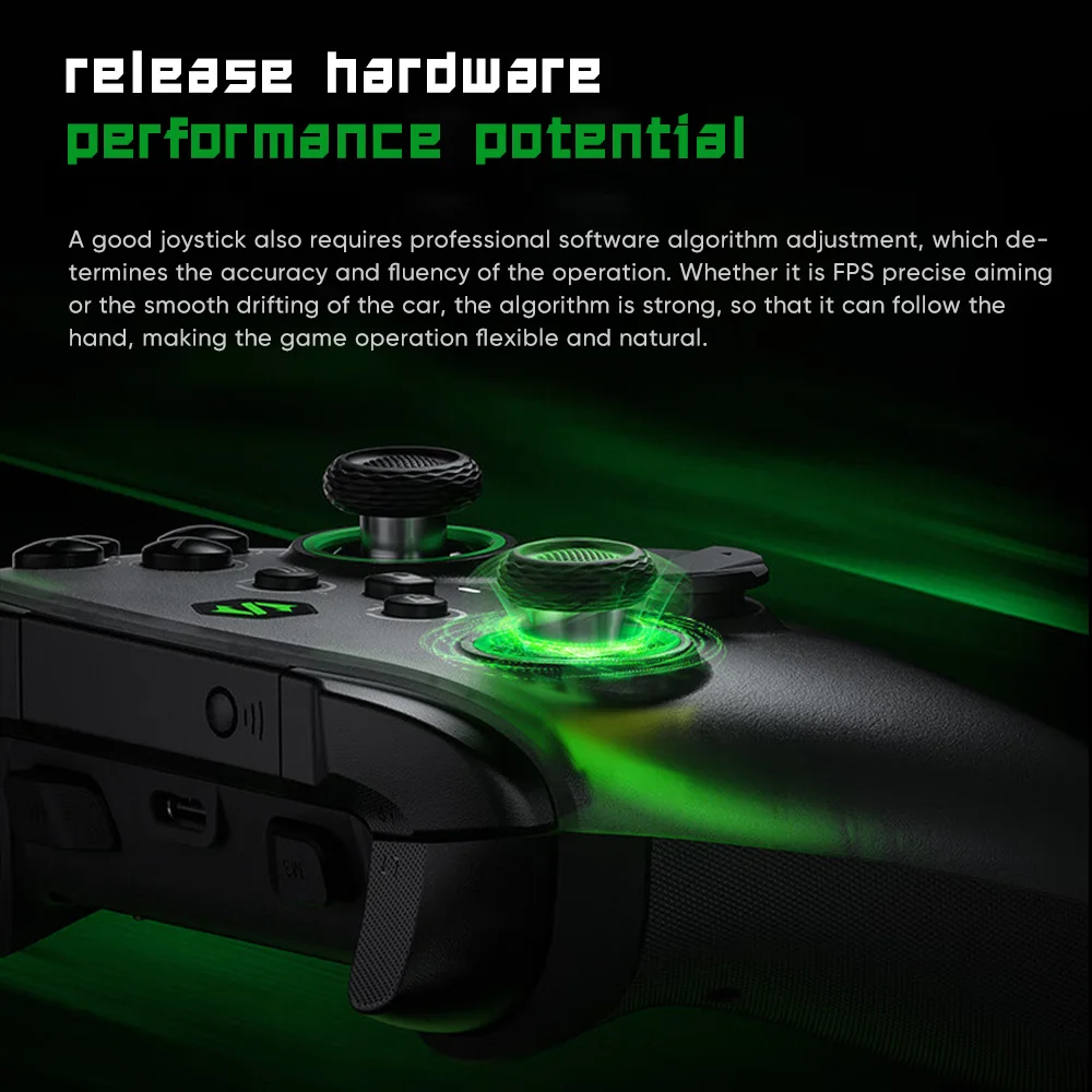 Black Shark GreenGhost Ʈѷ,  5.3, PC, ġ, IOS, ȵ̵ , 15 ð ̻ ͸ , 1000hz  ӵ