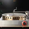 45cm Commercial Electric Manual Operate Pancake Maker Machine 220V Egg Roll Cake Machine Gas Egg Pancake Making Machine 4