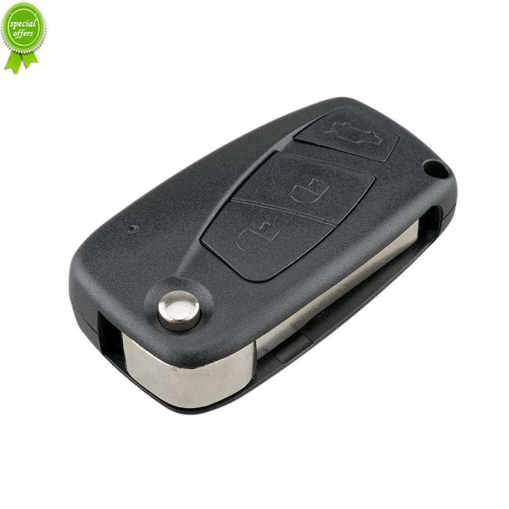 

2023New 3Button 3 BTND And Key Replacement 3 Button Car Remote Flip Key Shell Case Fob Cover For Fiat 500 Panda Stilo Ducato Pun