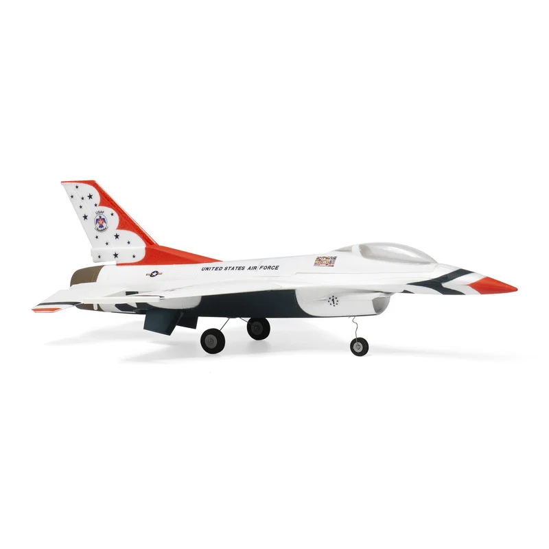 MinimumRC F-16 마이크로 제트 시뮬레이션 30mm 덕트 2S 자이로 자체 안정화 RC 비행기 장난감 원격 제어 고정익 항공기 모델