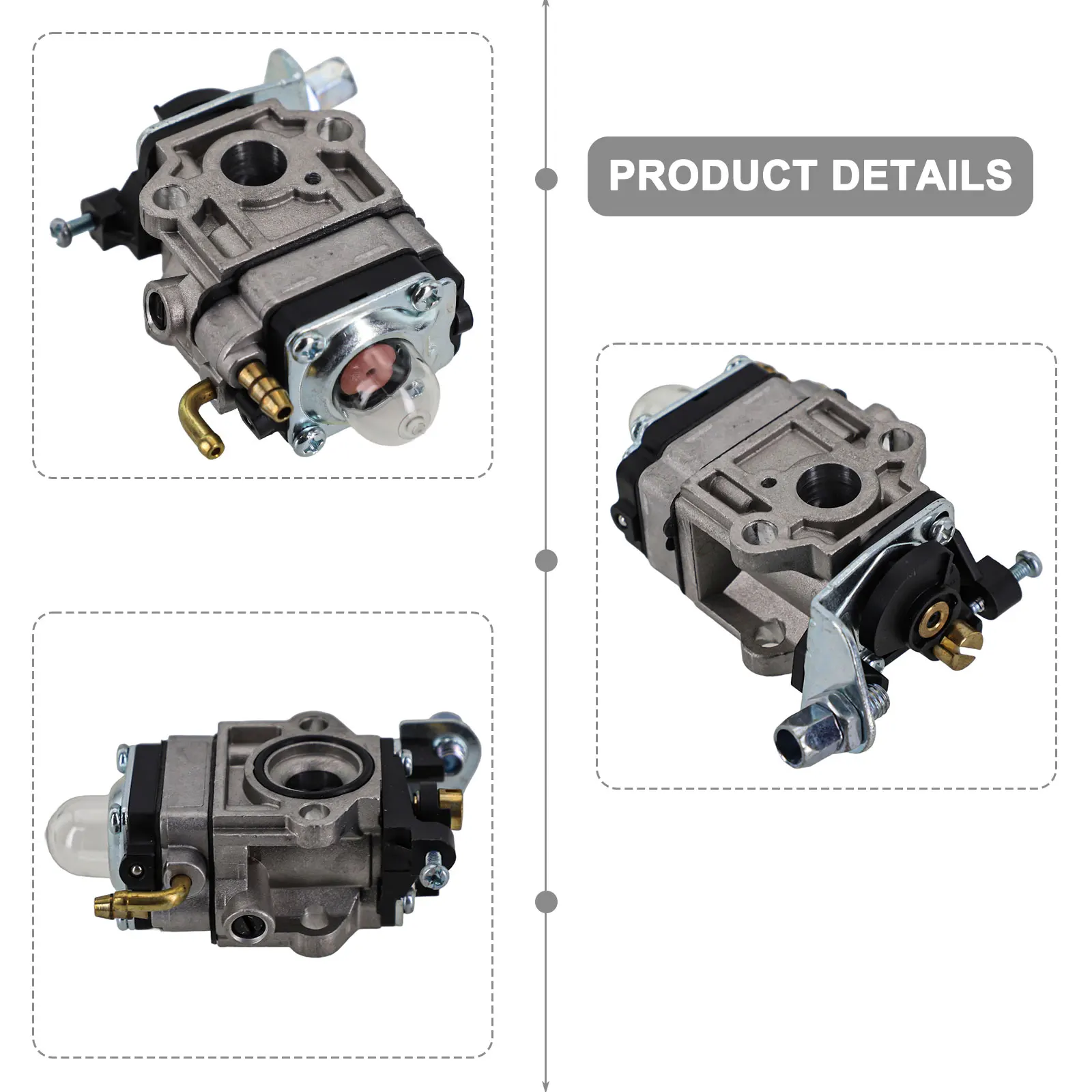 

Карбюратор для Mitox 250C, 260L, 260U, 265LRH триммеры, стриммеры, кусторезы, 265LRH триммеры для живой изгороди и 270MT мультиинструменты