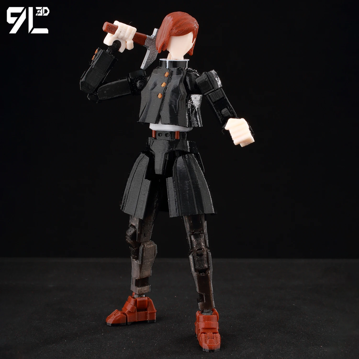 9L3D Printed Articulated Poseable Figure Dummy 13 Titan Lucky 13