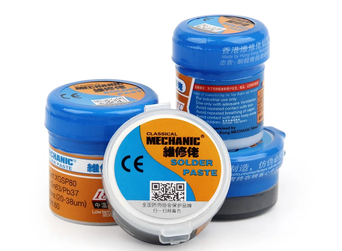 MECHANIC XG Series 183℃ Solder Tin Paste Antioxidant Soldering Flux for PCB BGA Board SMT Patch LED Electronic Component Repair