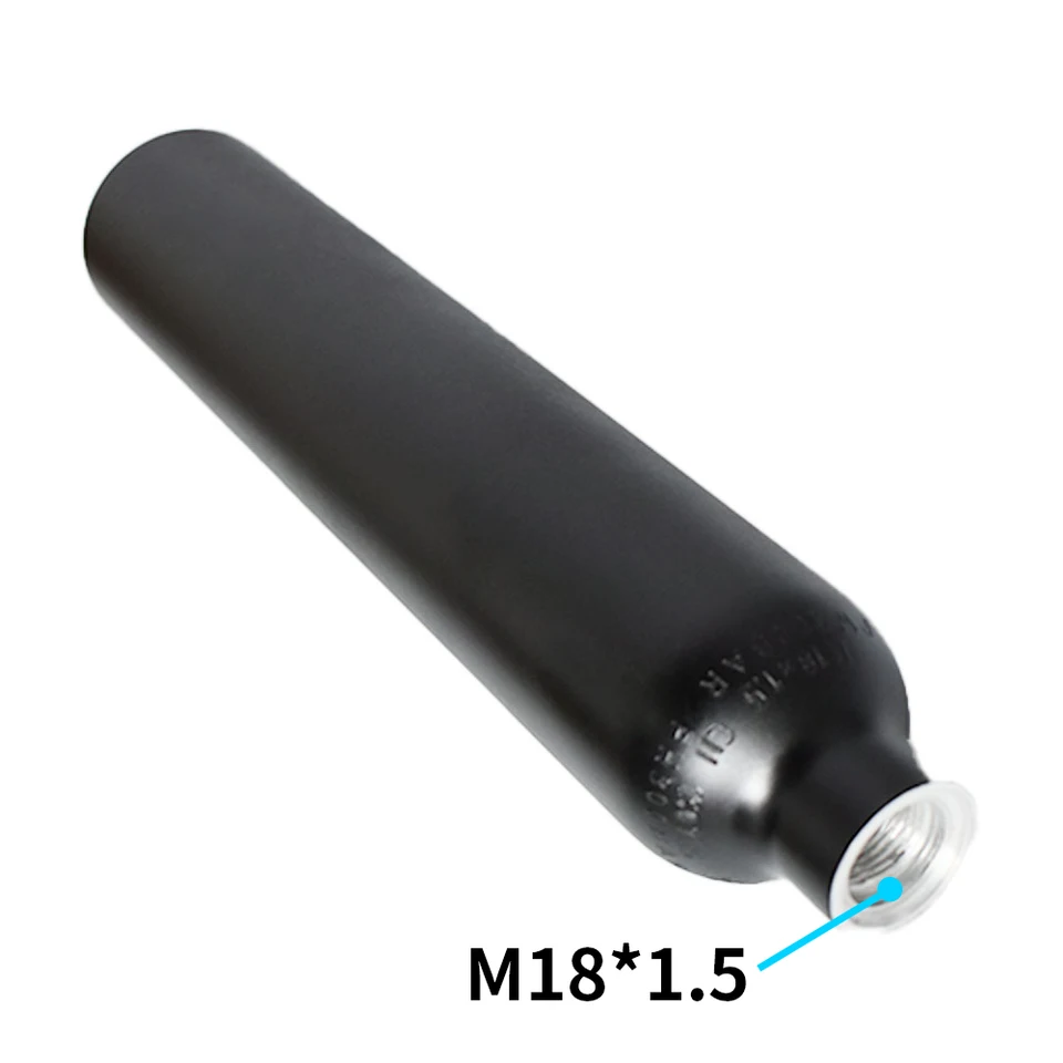 Pcp Tank 4500 Psi 30mpa/300bar/4500psi 0.37L Air Tank Gas Cylinder PCP Paintball M18x1.5-6H Pcp Air Tanks