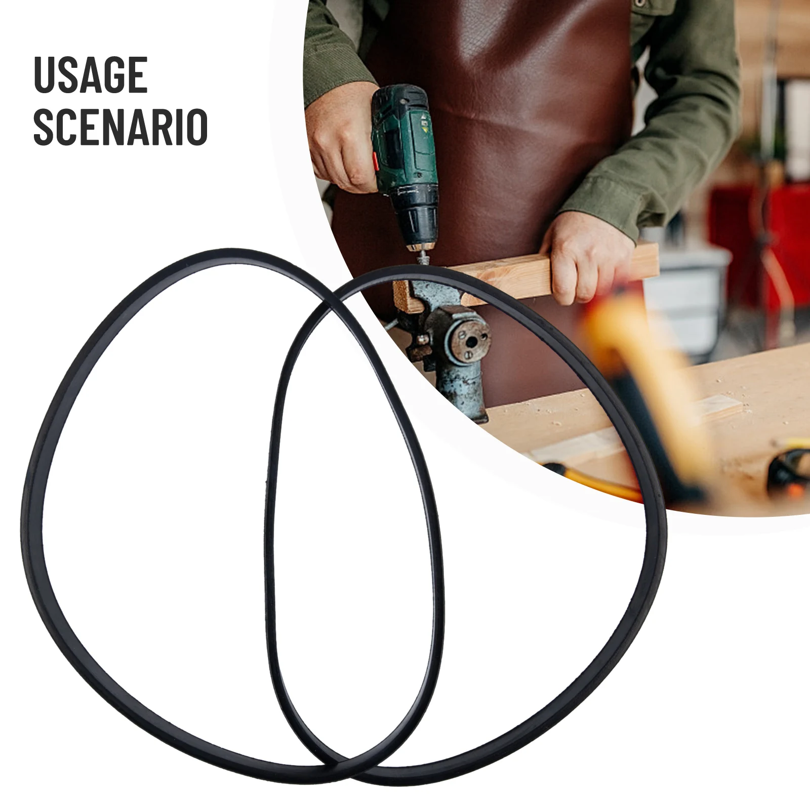 Rubber Band For Band Saw Wheel 9 Inch And 12 Inch Sizes Improve Safety And Cutting Accuracy In WoodWorking