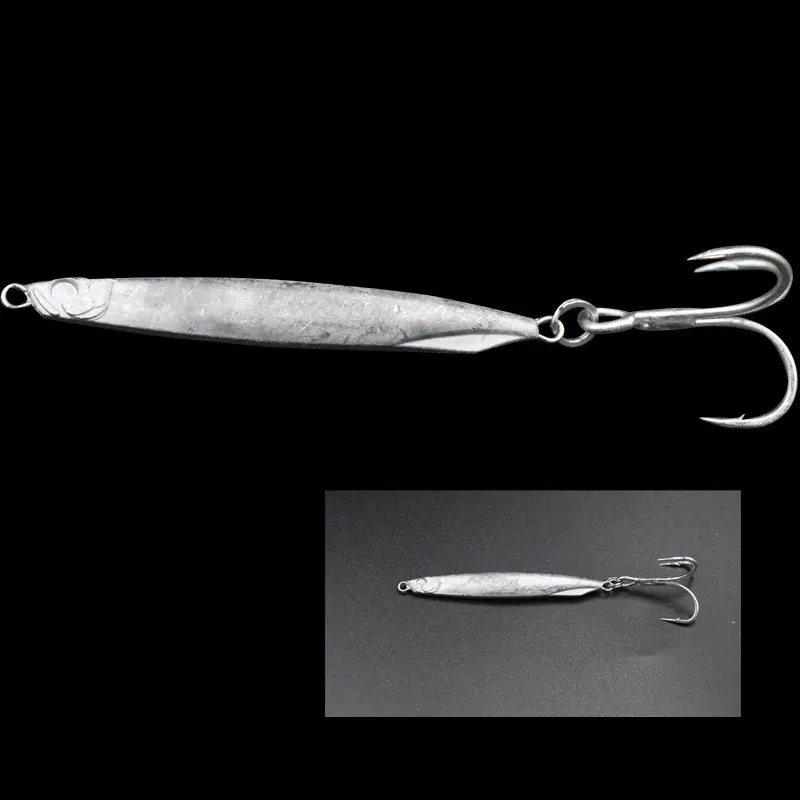 

AS Wholesale 10Pcs Unpainted Lure Shore Cast Fishing Jig Metal Slow Pitch Bait Leurre 10g15g20g28g38g46g55g Pesca Wobbler Spoon