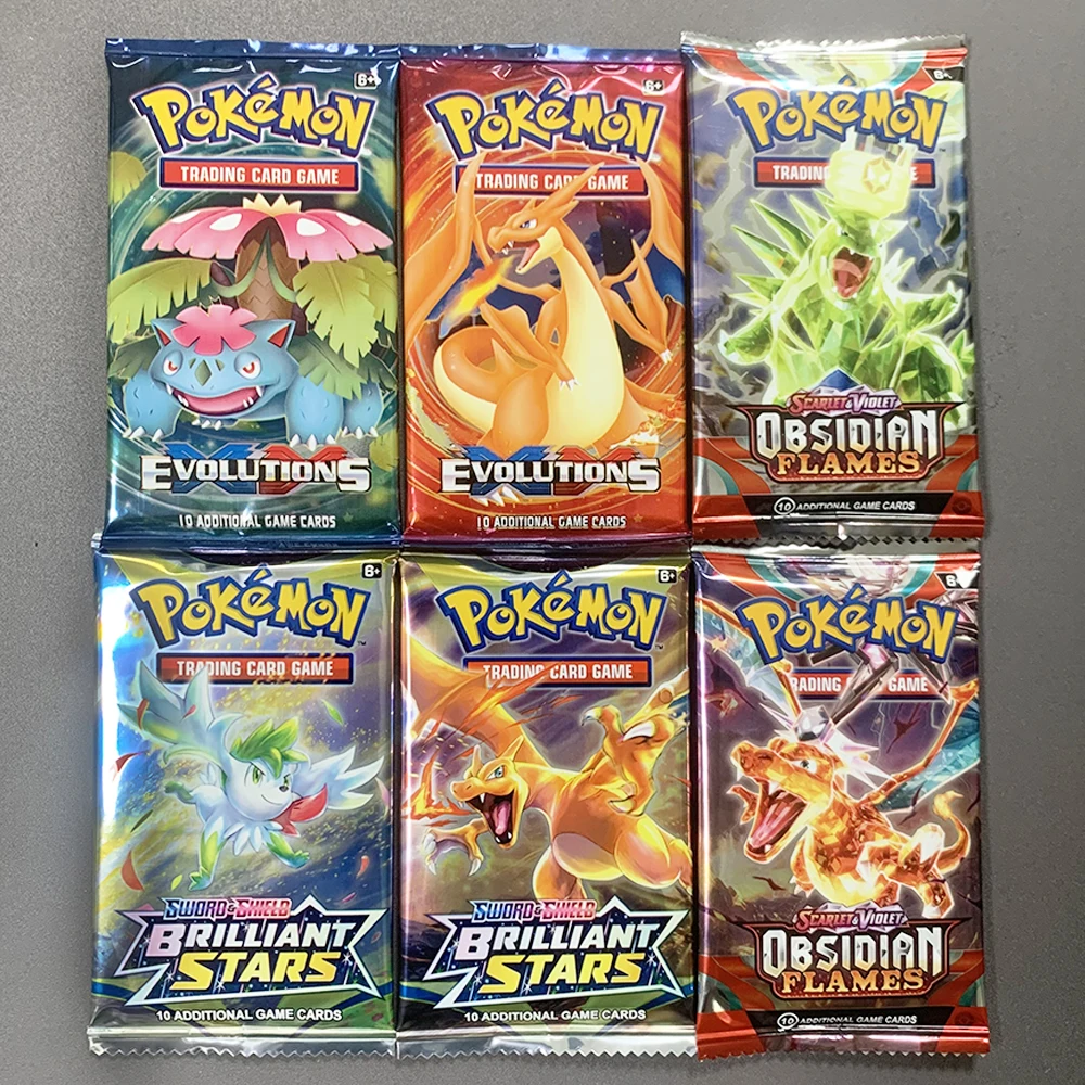 

40pcs Pokemon Cards GX Vmax EX Lost Origin Scarlet & Violet Card Shining Game Collection Battle Transaction Cards Holiday Gifts