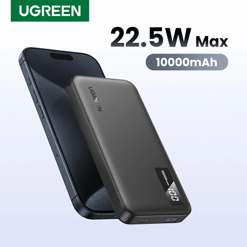 UGREEN PowerBank portabel Bank daya isi daya Cepat 10000mAh