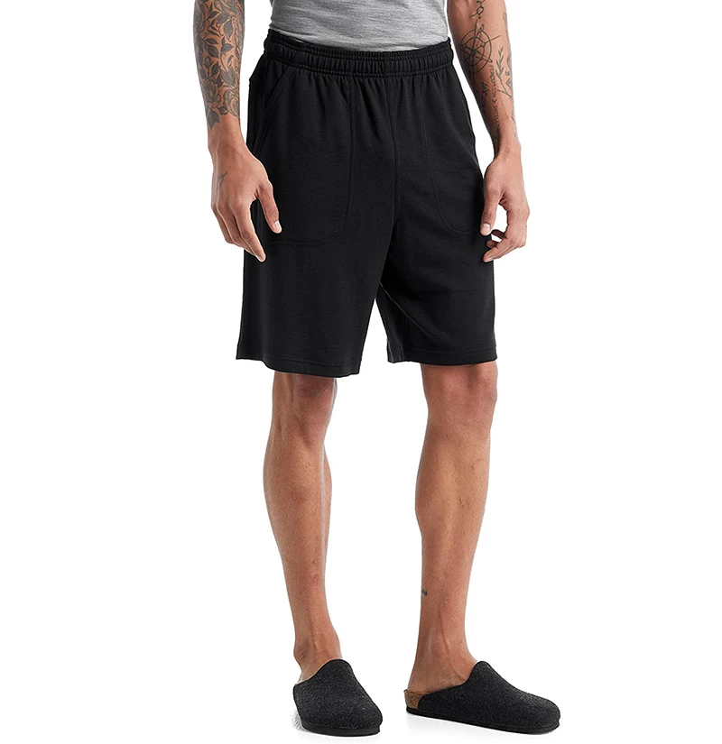 Men Merino Shorts 70%/83% Merino Wool Shorts Outdoor Casual Running Hiking Sports Sweat Men Shorts Breathable Quick Drying 3