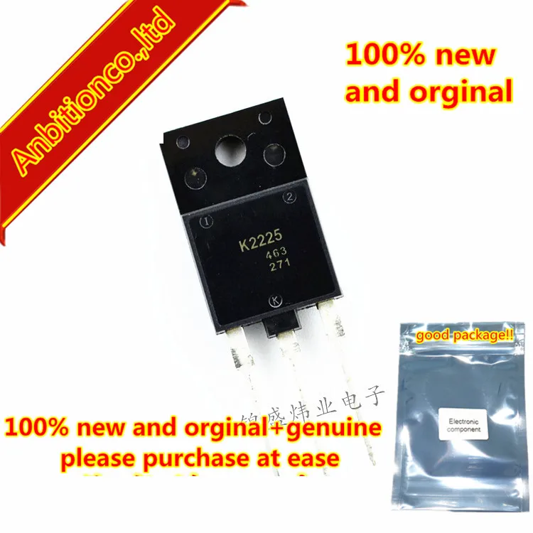 

5 шт. 100% новый и оригинальный 2SK2225 K2225 TO-3P Silicon N-Channel MOS FET