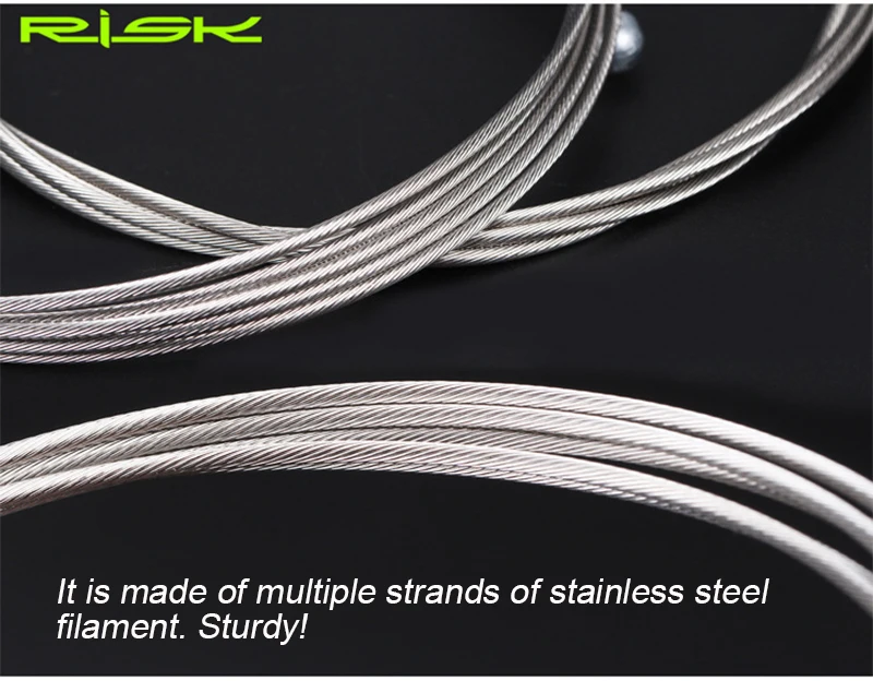 10PC Durable Bicycle Brake and Shift Cable Set for Road and Mountain Bikes