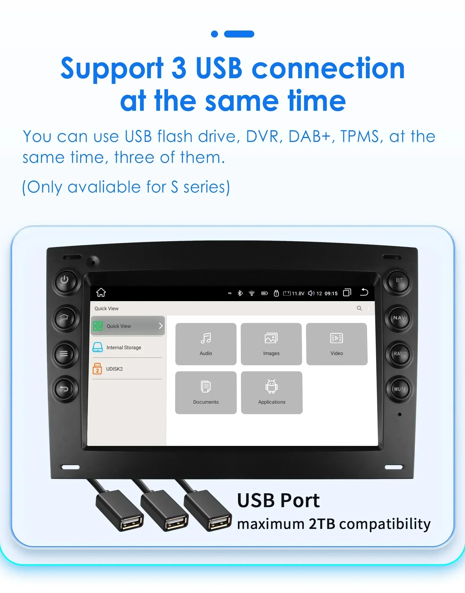 Hizpo 2Din Android 13 Car Radio Stereo Multimedia For Renault