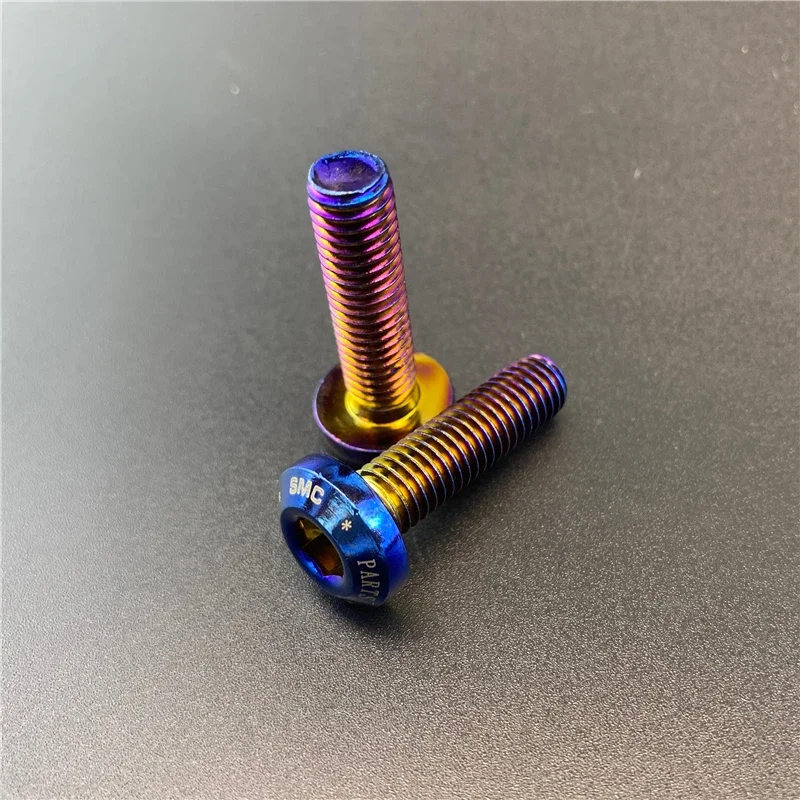 10 stücke M8 * 30mm Titan Farbe Bolzen Schraube Rotor/bremsscheibe Schrauben Bolzen Überzug Farbe Für Honda Yamaha Kawasaki Suzuki Ornament – Detail 5