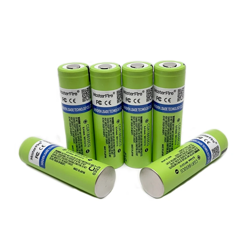 

MasterFire 18pcs/lot Original CGR18650CG 18650 3.7V 2250mAh Rechargeable Lithium Battery Flashlight Batteries Cell For Panasonic