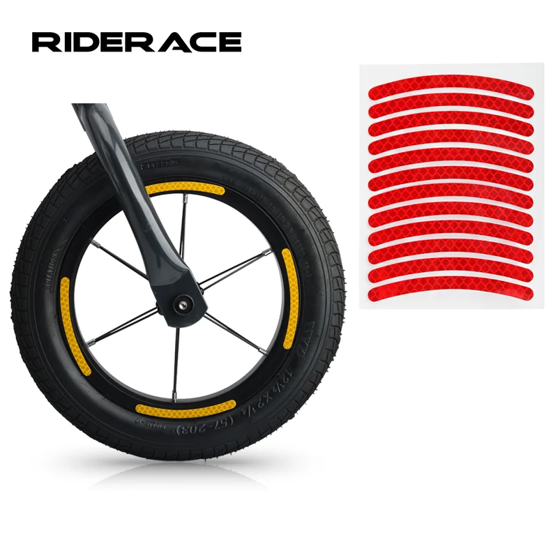 12Pcs Bicycle Reflective Sticker Children's Balance Bike Reflective