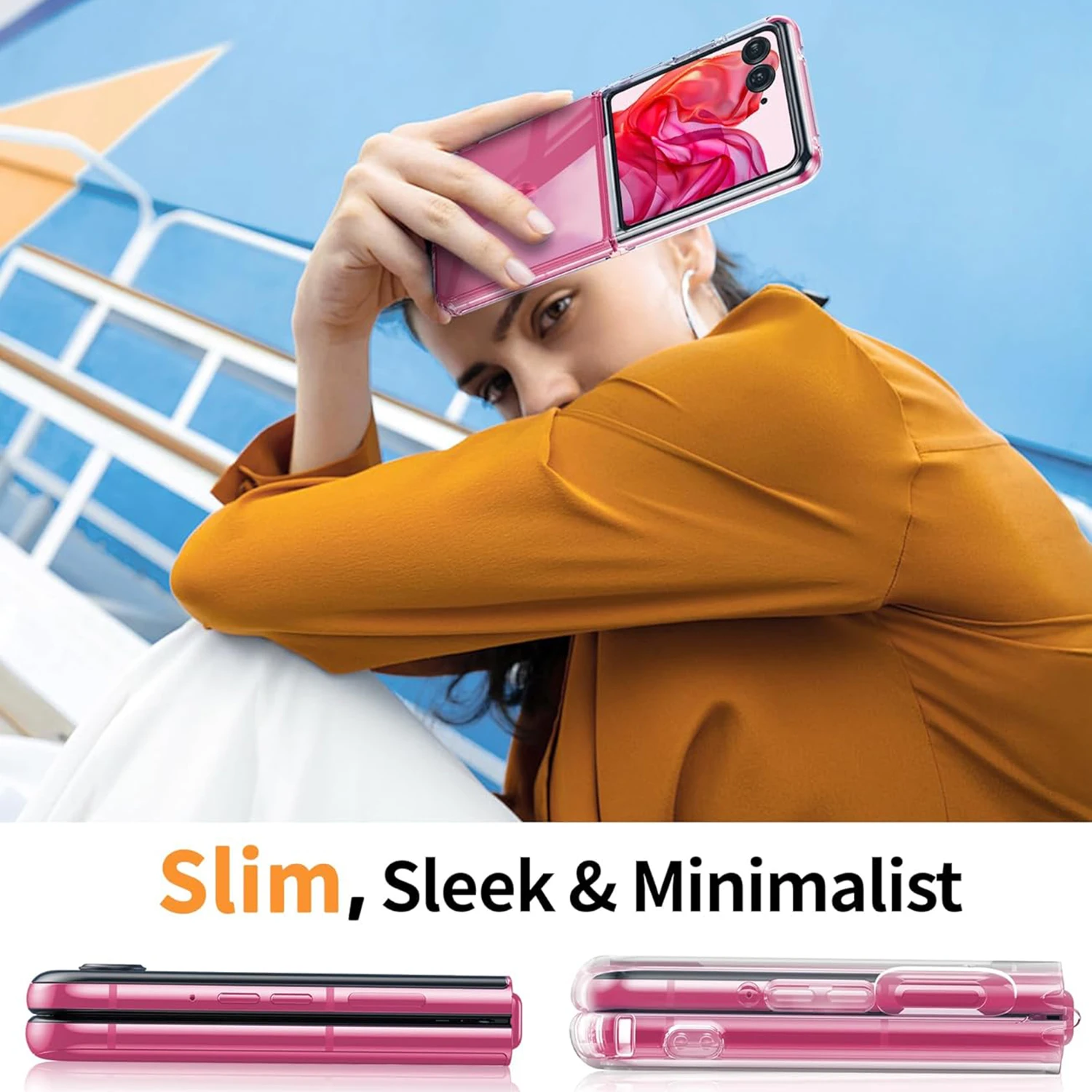 Slim Fit Transparent Shockproof Case with Soft Edges