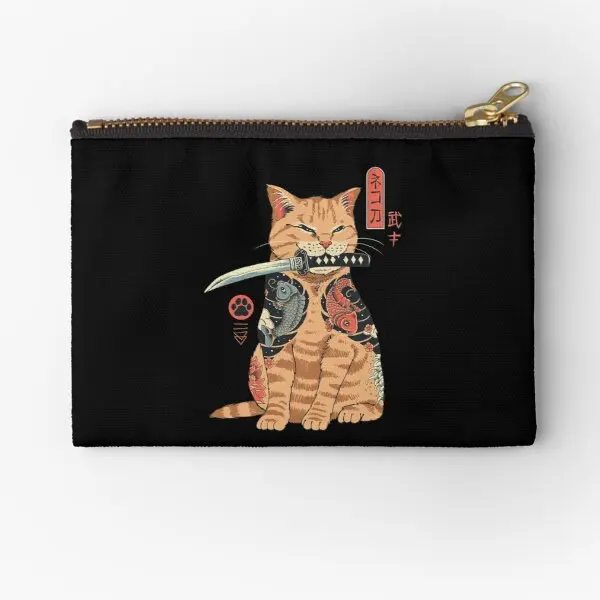 Catana Zipper Pouches Calzini Piccolo Portafoglio Storage Donna Mutandine Pocket Cosmetic Men Key Money Packaging Bag Coin Underwear Pure