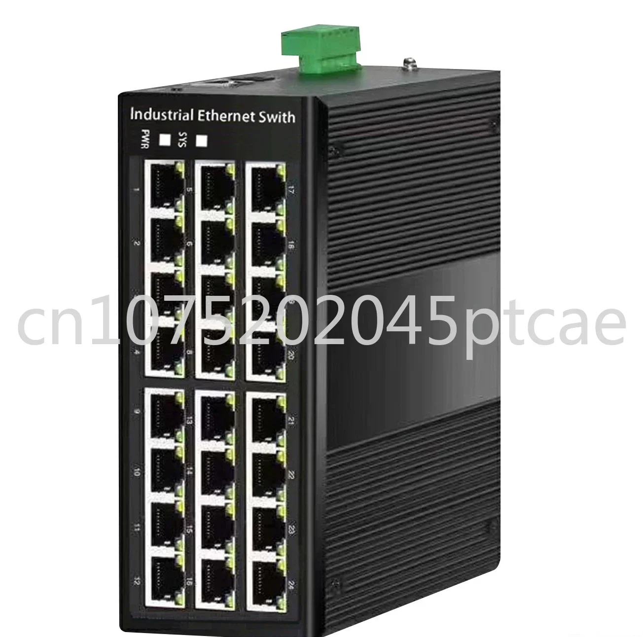 

Коммутатор Ethernet с промышленным управлением (PoE): 24-портовый 10/100/1000Base-T, 24-портовый гигабитный коммутатор Ethernet с креплением на DIN-рейку
