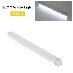 Wireless Rechargeable LED Motion Sensor Night Light for Cabinets and Staircases (30cm White)