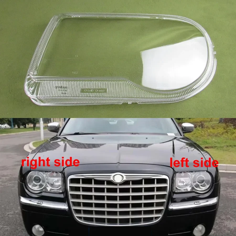 

For Chrysler 300C 2004-2011 Car Accessories Headlight Lens Cover Transparent Lampshade Case Headlamp Shell Plexiglass