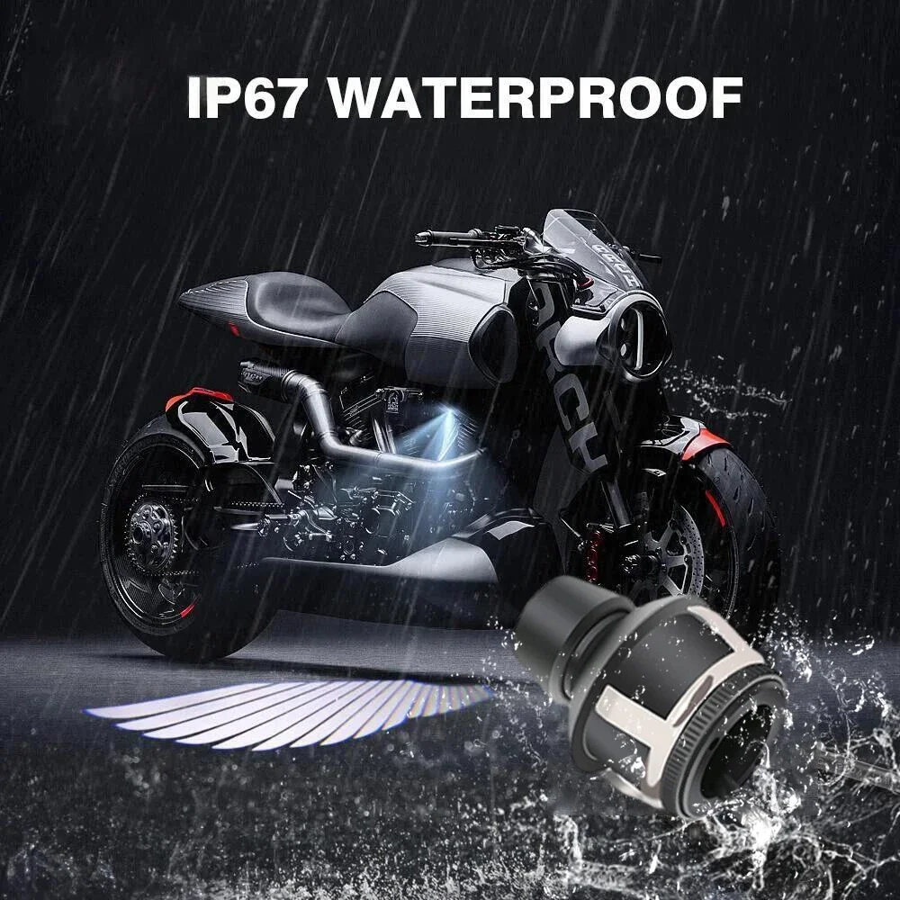 Angel Wings Light Motorcycle Scooters Viral Wings Dynamic Projection Honda Activa Yamaha Splendour Modified motorcycle led lights motorcycle accessories
