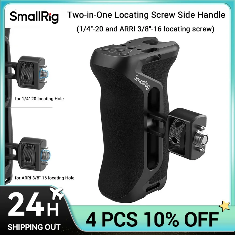 SmallRig 2916 Mini Side Handle - Left/Right Handgrip For Camera Cage & LED Lights-533056
