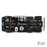 LESU 1/14 metal simulation 6X6 truck high torque hydraulic dump truck 2