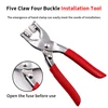 400-1200PCS Plier Tool Metal Snap DIY Craft Supplies Sewing Button Thickened Snap Fastener Kit  for Installing Sewing Bag Clothe 4