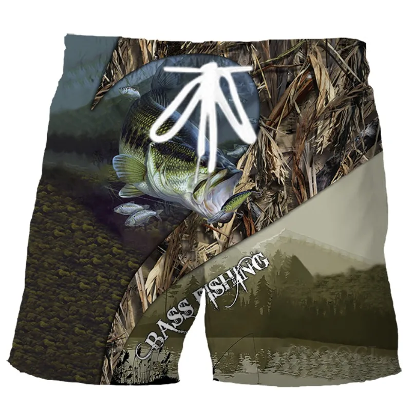 3D carp printed beach shorts for men's 2023 summer Harajuku hip-hop swimming unisex loose fitting sports shorts cloocl newest popular metal rock kiss band 3d print men summer shorts hip hop harajuku beach all match sweatpants drop shipping