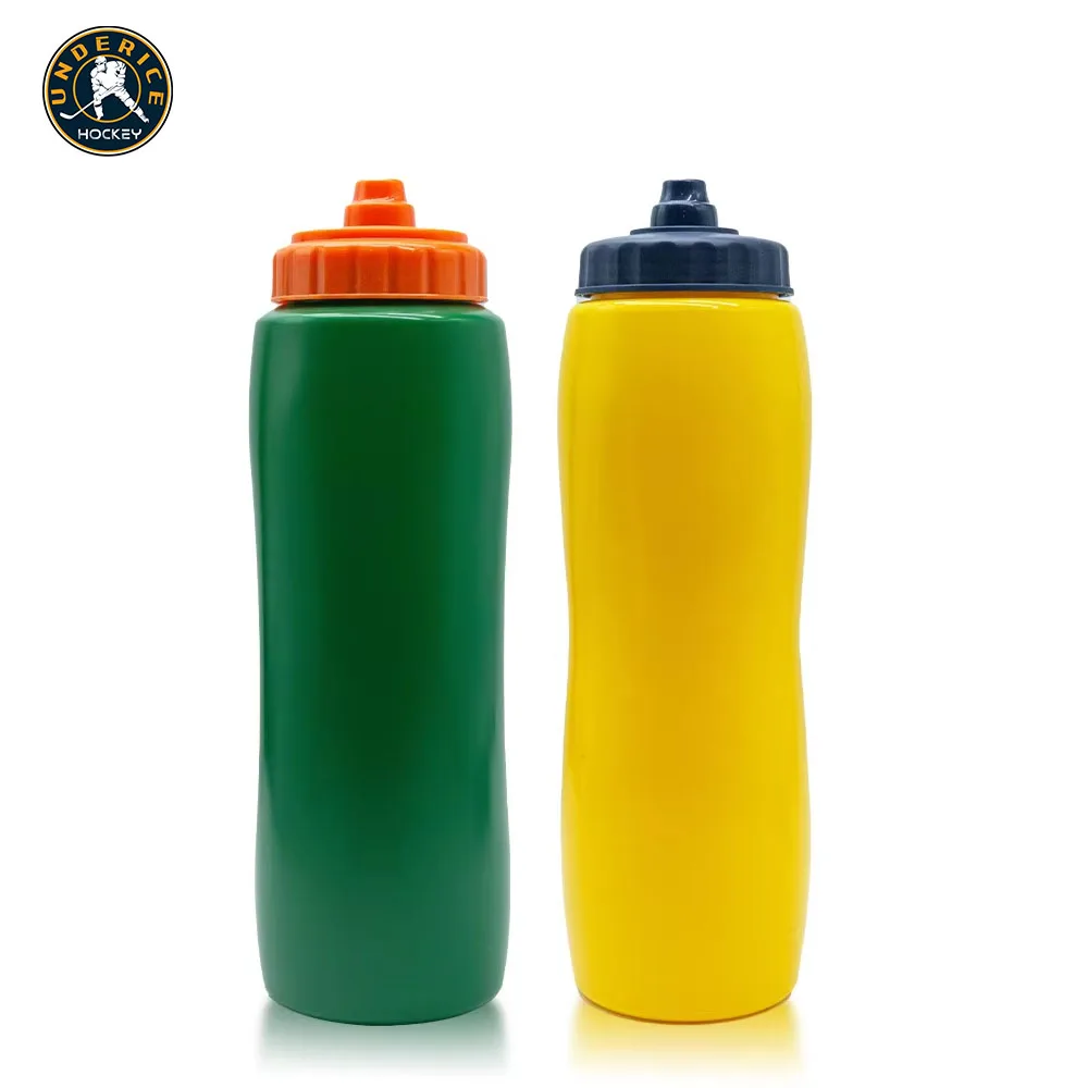 Bouteille d'eau de Hockey sur glace 1000ML, équipement de Hockey sans BPA, bouteille de sport pour basket-ball, Football, crosse, sport